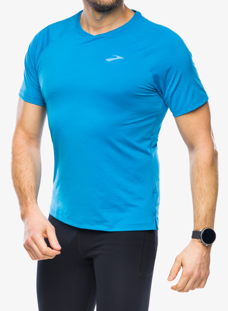 Tricou alergare Brooks Atmosphere Short Sleeve 2.0 - cerulean