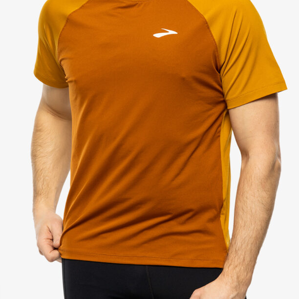 Preţ Tricou alergare Brooks Atmosphere Short Sleeve 2.0 - hazelwood/ochre