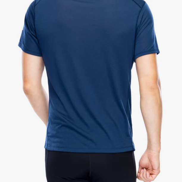 Tricou alergare Brooks Distance Short Sleeve 3.0 - blue slate/BR logo preţ