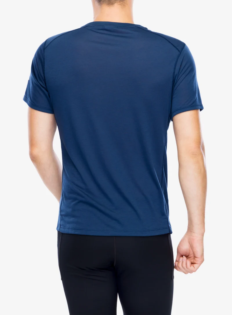 Tricou alergare Brooks Distance Short Sleeve 3.0 - blue slate/BR logo preţ