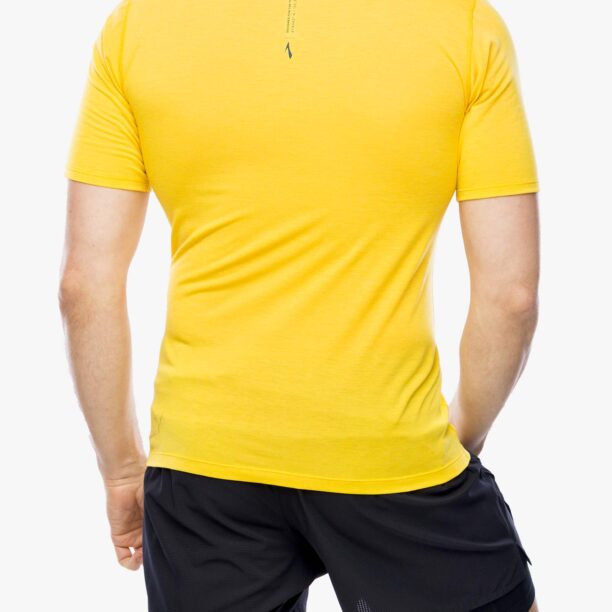 Tricou alergare Brooks High Point Short Sleeve - lemon chrome preţ