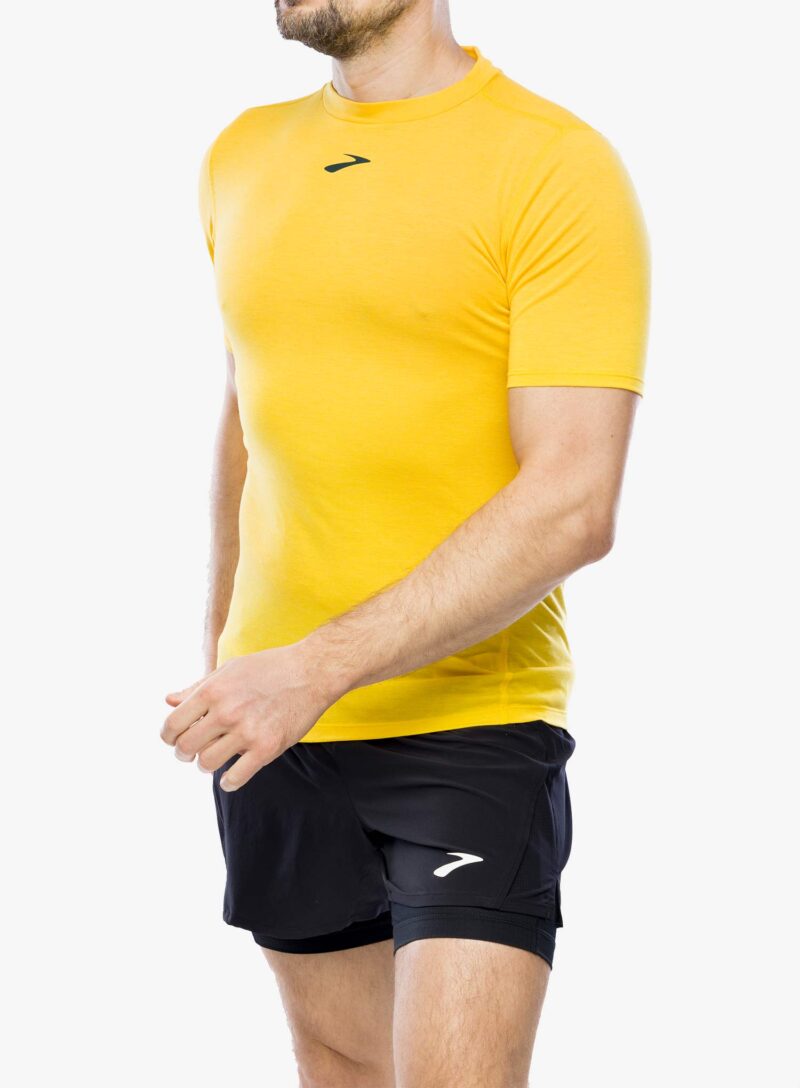 Cumpăra Tricou alergare Brooks High Point Short Sleeve - lemon chrome