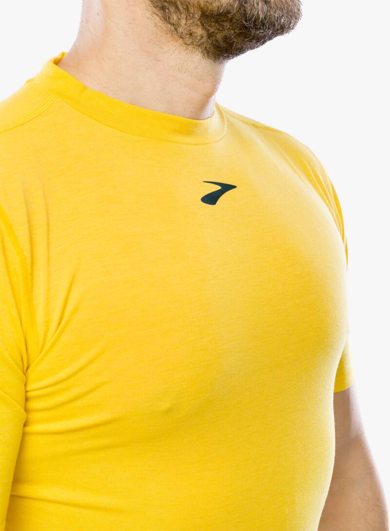 Original Tricou alergare Brooks High Point Short Sleeve - lemon chrome