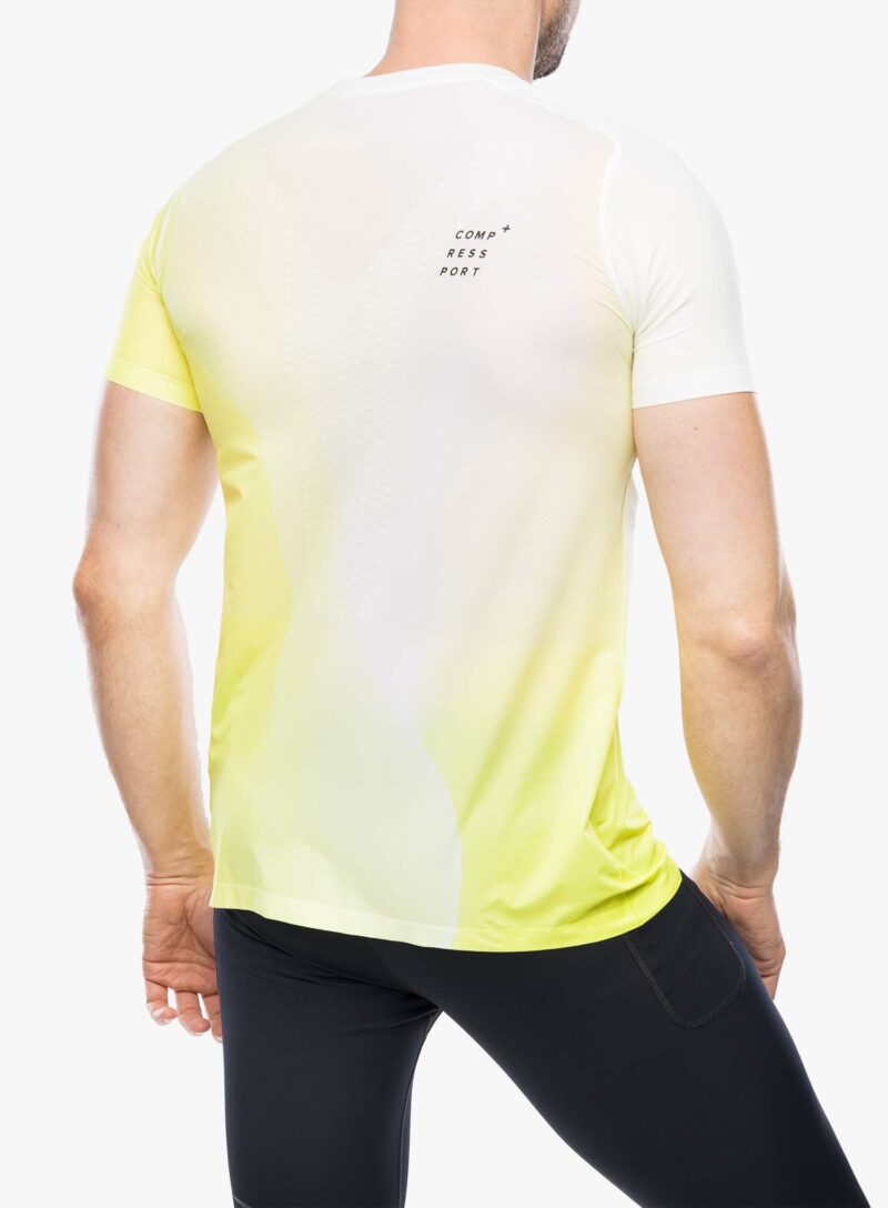 Tricou alergare Compressport Performance S/S T-Shirt - safe yellow preţ