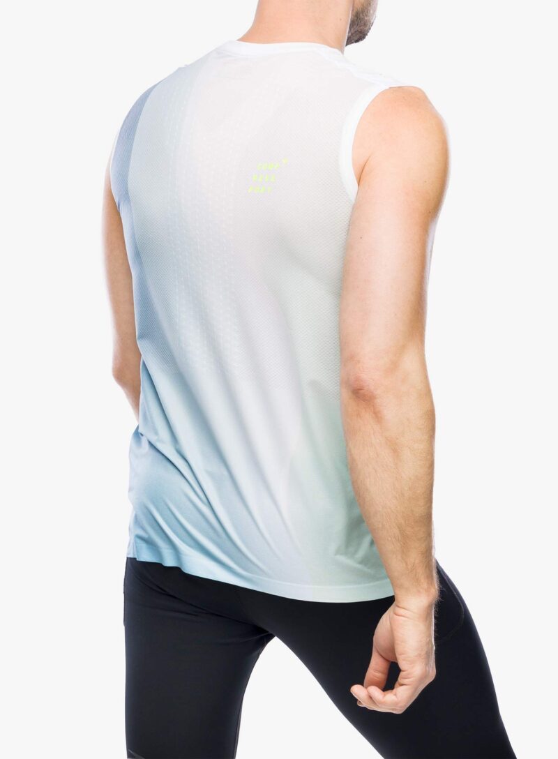 Preţ Tricou alergare Compressport Performance Tank - niagara blue