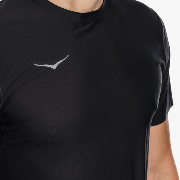 Original Tricou alergare Hoka Performance Run Short Sleeve - black