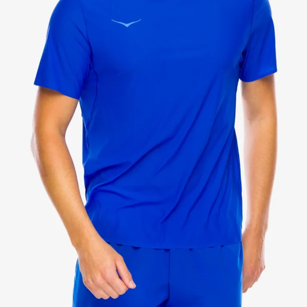 Tricou alergare Hoka Performance Run Short Sleeve - ultramarine