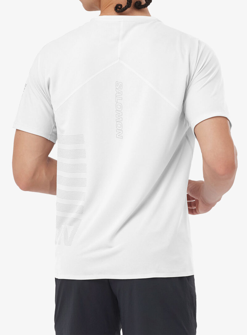 Tricou alergare Salomon Sense Aero S/S GFX - white preţ