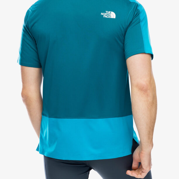 Tricou alergare The North Face Summit High Trail Run S/S - slate/blue preţ