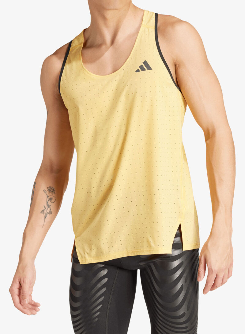 Tricou alergare adidas Adizero Running Singlet - semi spark