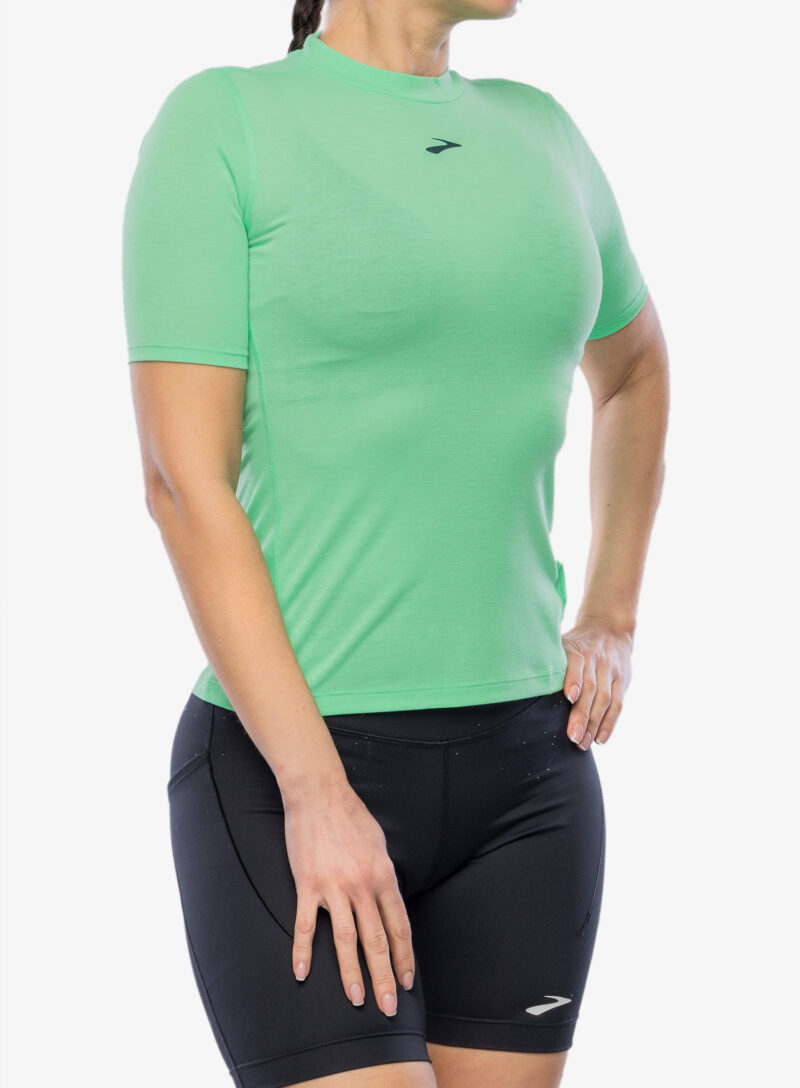 Cumpăra Tricou alergare femei Brooks High Point Short Sleeve - hyper green