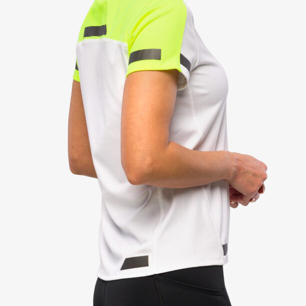 Preţ Tricou alergare femei Brooks Run Visible Short Sleeve - white/nightlife