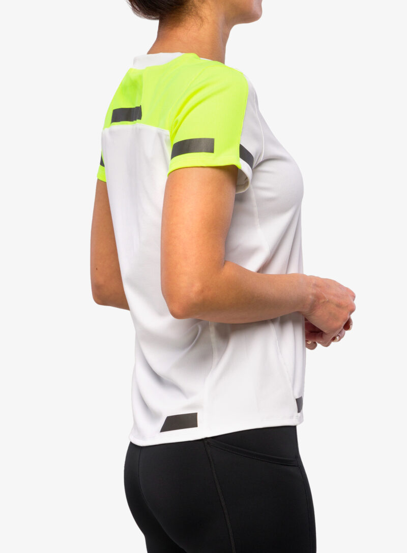 Preţ Tricou alergare femei Brooks Run Visible Short Sleeve - white/nightlife