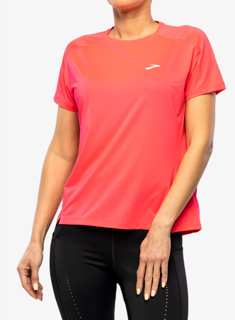 Cumpăra Tricou alergare femei Brooks Sprint Free Short Sleeve 2.0 - hyper pink