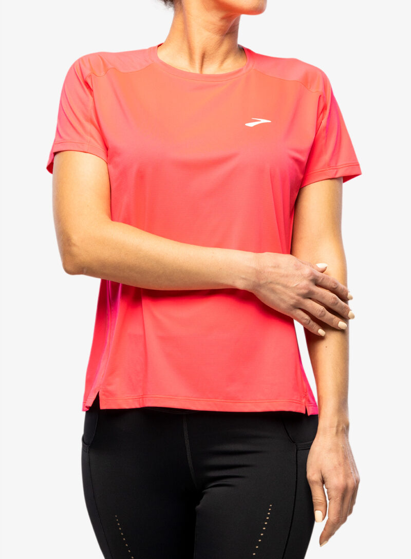 Tricou alergare femei Brooks Sprint Free Short Sleeve 2.0 - hyper pink