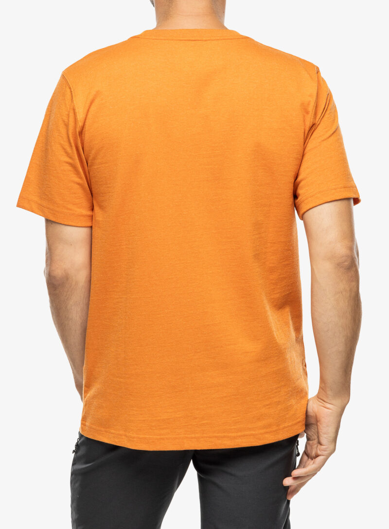 Tricou barbati Carhartt Core Logo T-Shirt S/S - marmalade heather preţ