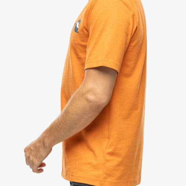 Cumpăra Tricou barbati Carhartt Core Logo T-Shirt S/S - marmalade heather