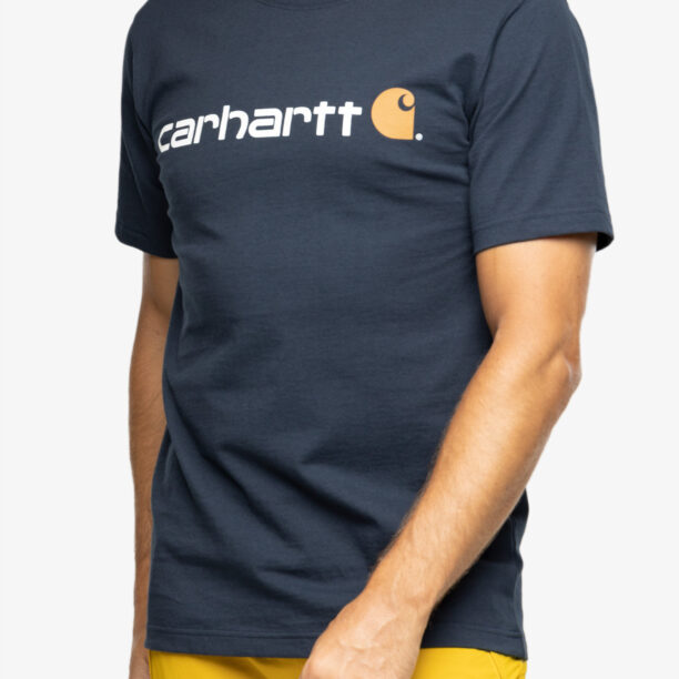 Tricou barbati Carhartt Core Logo T-Shirt S/S - navy