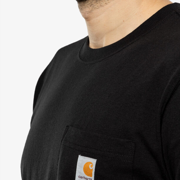 Preţ Tricou barbati Carhartt K87 Pocket S/S T-Shirt - black