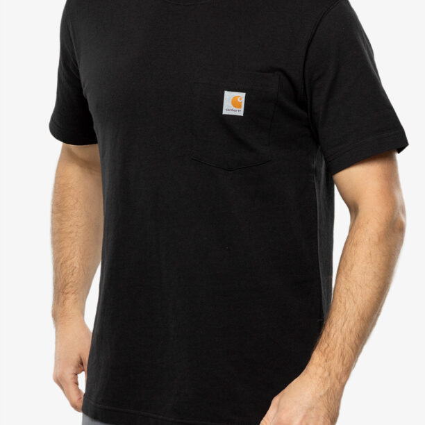 Tricou barbati Carhartt K87 Pocket S/S T-Shirt - black