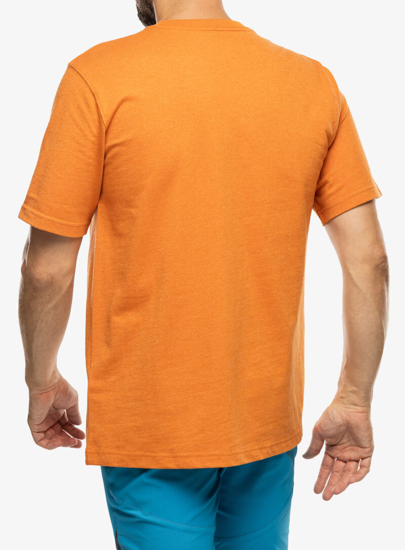 Tricou barbati Carhartt K87 Pocket S/S T-Shirt - marmalade heather preţ