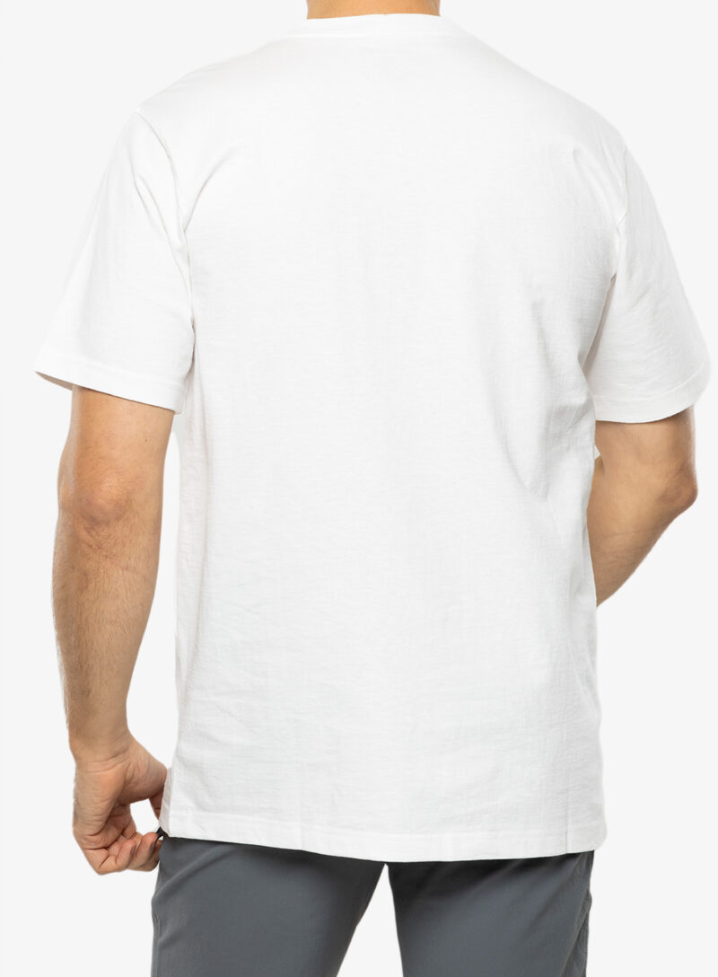 Tricou barbati Carhartt K87 Pocket S/S T-Shirt - white preţ