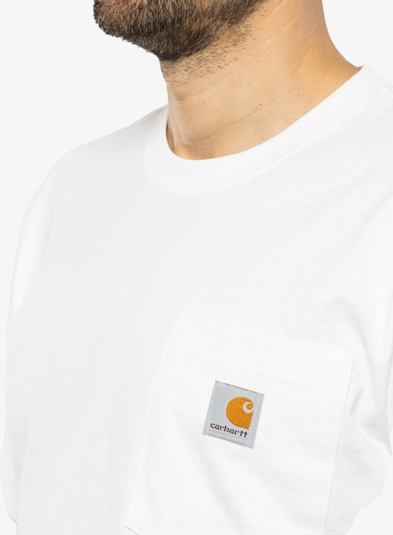 Preţ Tricou barbati Carhartt K87 Pocket S/S T-Shirt - white