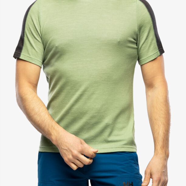 Tricou barbati Helly Hansen Lifa Merino Lightweight T-shirt - jade 2.0