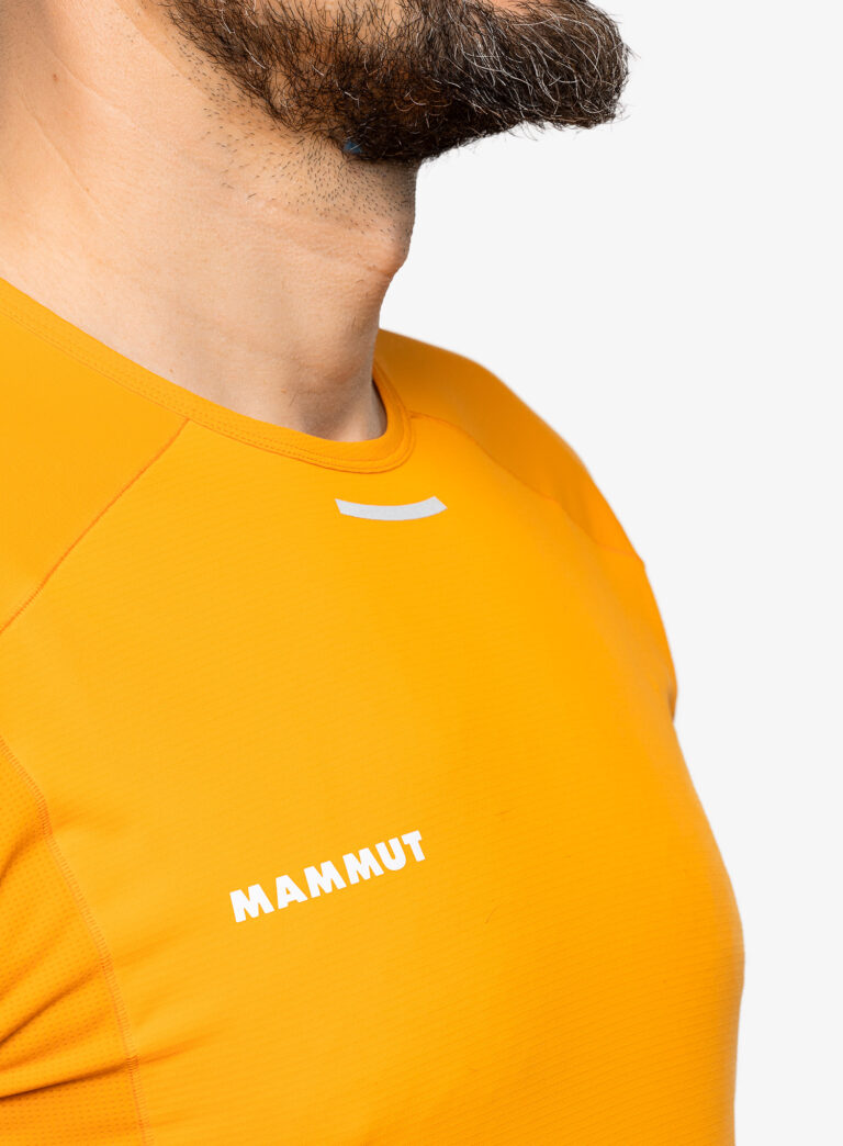 Original Tricou barbati Mammut Aenergy FL T-Shirt - tangerine/dark tangerine