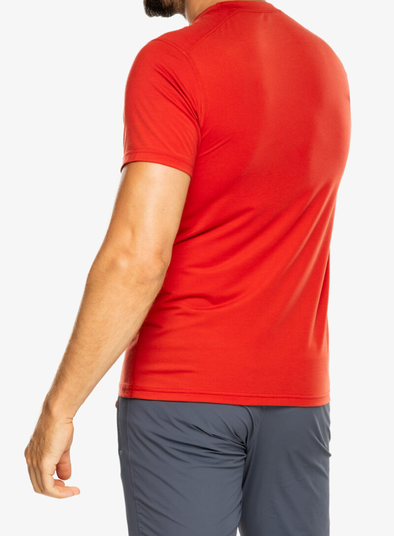 Preţ Tricou barbati Mountain Equipment Headpoint Mountain Tee - red rock