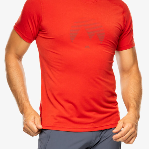 Tricou barbati Mountain Equipment Headpoint Mountain Tee - red rock