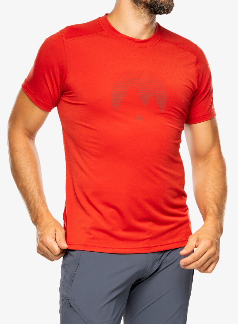 Tricou barbati Mountain Equipment Headpoint Mountain Tee - red rock