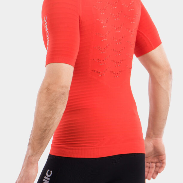 Cumpăra Tricou barbati X-Bionic Effektor 4.0 Run - sunset orange/pearl grey