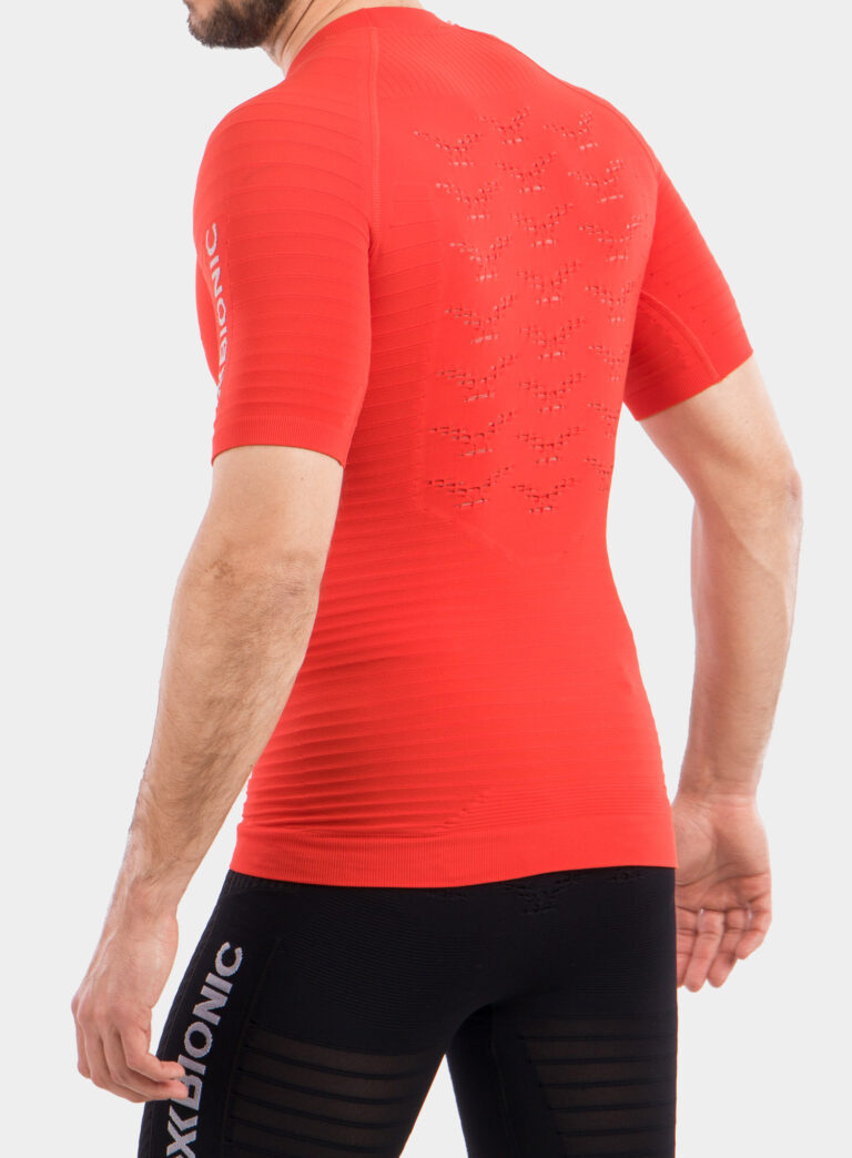 Cumpăra Tricou barbati X-Bionic Effektor 4.0 Run - sunset orange/pearl grey