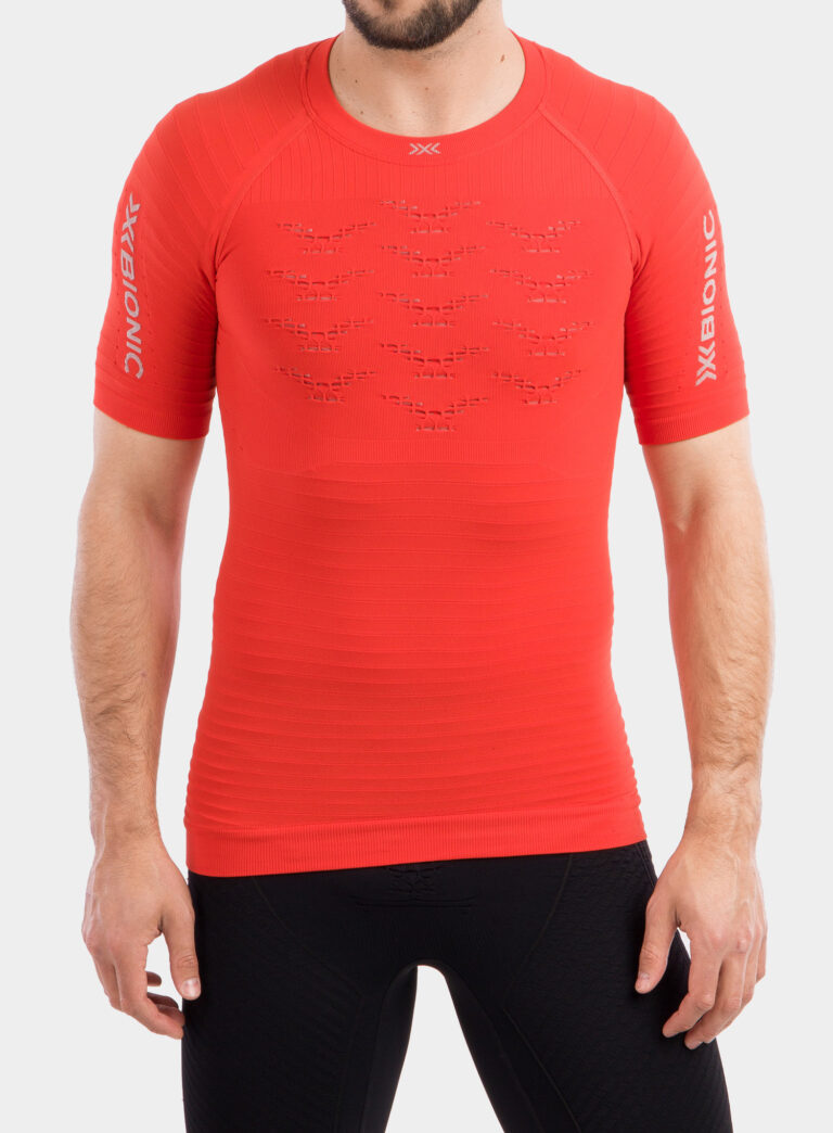 Preţ Tricou barbati X-Bionic Effektor 4.0 Run - sunset orange/pearl grey