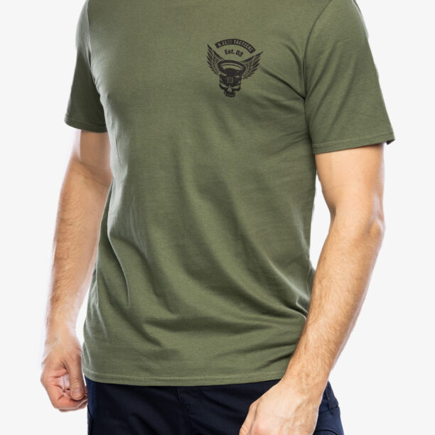 Cumpăra Tricou bumbac 5.11 Emea Kettle Skull S/S Tee - military green