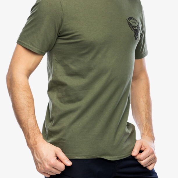 Tricou bumbac 5.11 Emea Kettle Skull S/S Tee - military green