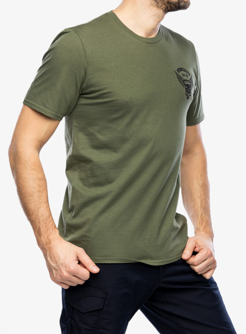 Tricou bumbac 5.11 Emea Kettle Skull S/S Tee - military green