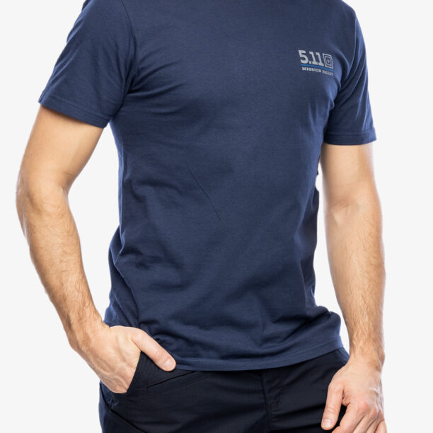 Original Tricou bumbac 5.11 Emea Mission Ready S/S Tee - navy