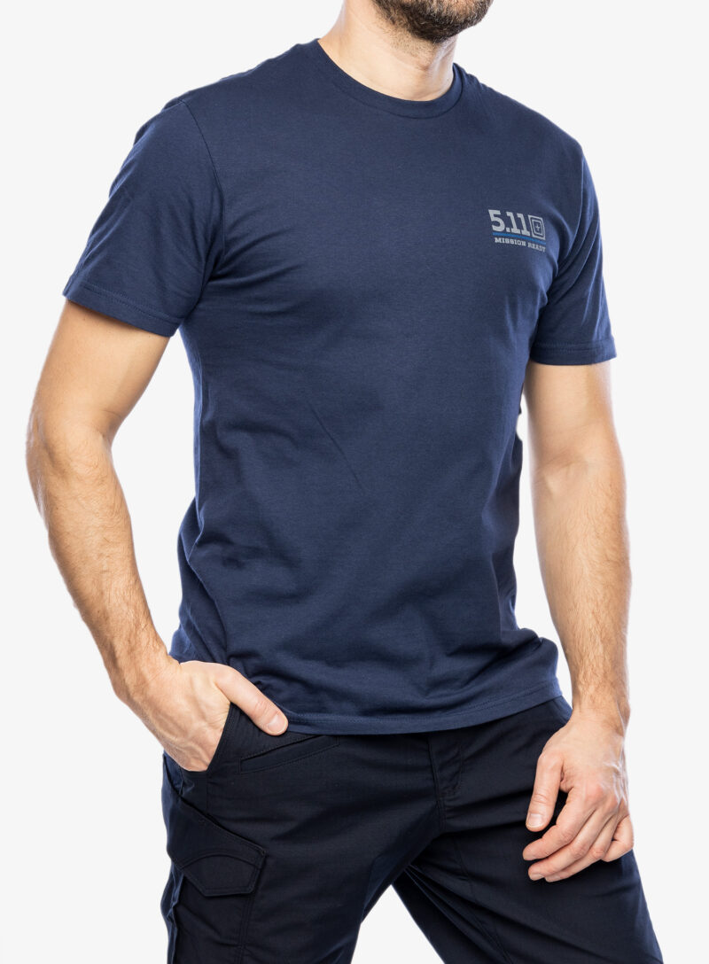 Original Tricou bumbac 5.11 Emea Mission Ready S/S Tee - navy