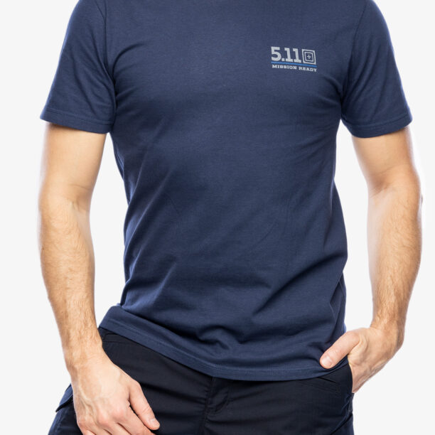 Tricou bumbac 5.11 Emea Mission Ready S/S Tee - navy