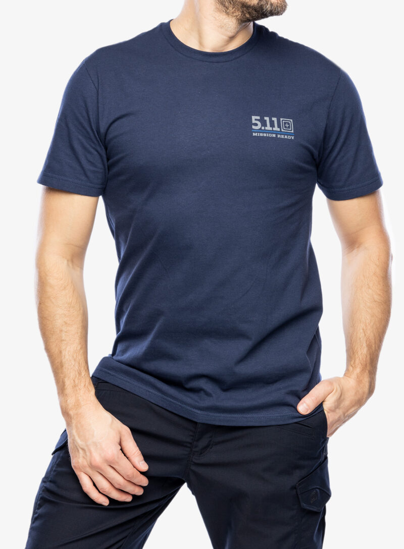 Tricou bumbac 5.11 Emea Mission Ready S/S Tee - navy