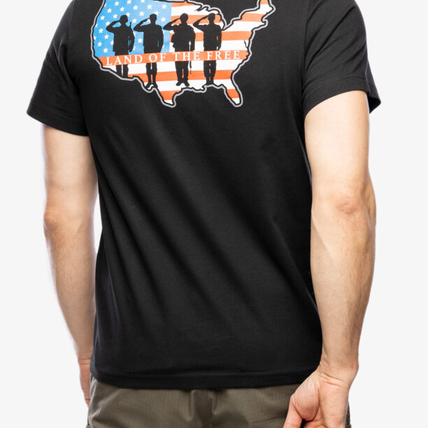 Preţ Tricou bumbac 5.11 Land Of The Free S/S Tee - black