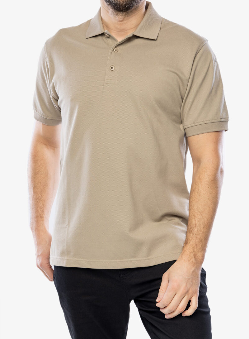 Tricou bumbac 5.11 Professional S/S Polo - silver tan