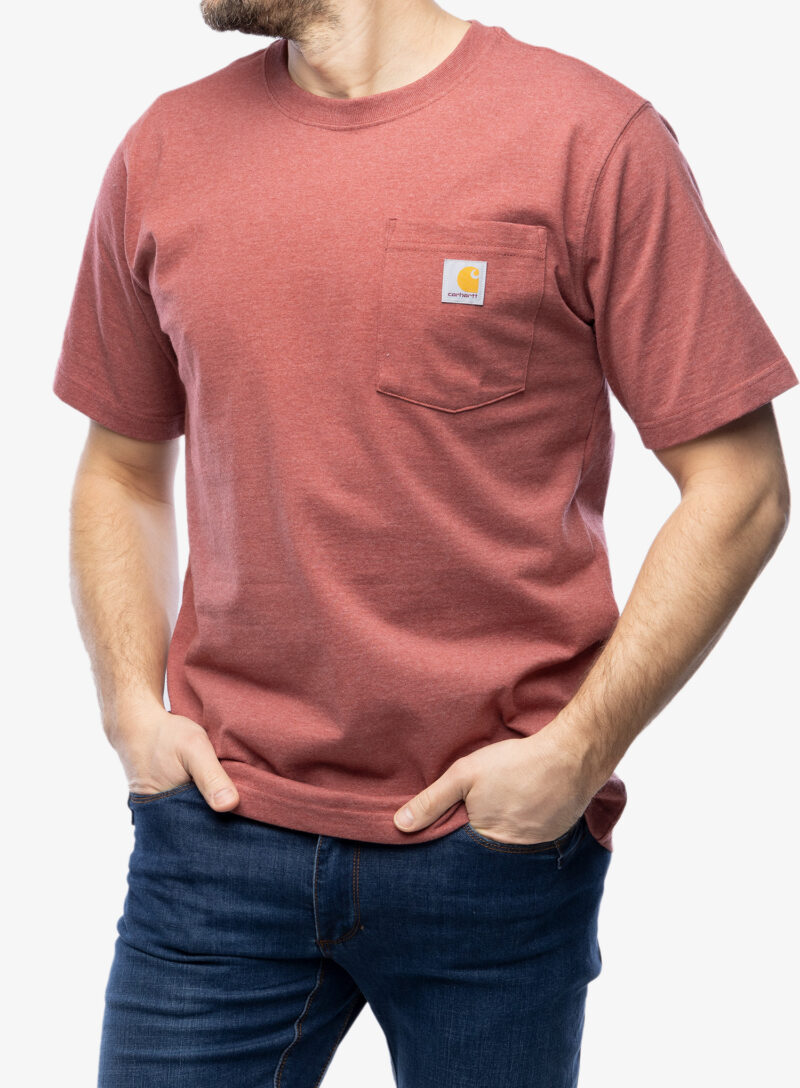 Cumpăra Tricou bumbac Carhartt K87 Pocket S/S T-Shirt - apple butter heather