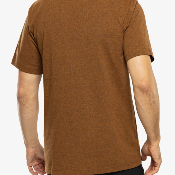 Tricou bumbac Carhartt K87 Pocket S/S T-Shirt - oiled walnut heather preţ