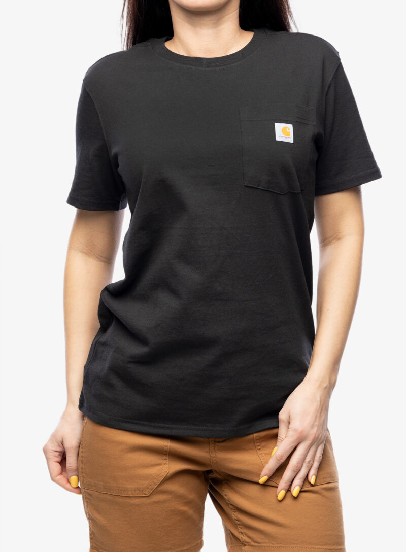 Tricou bumbac Carhartt Workwear Pocket S/S T-Shirt - black