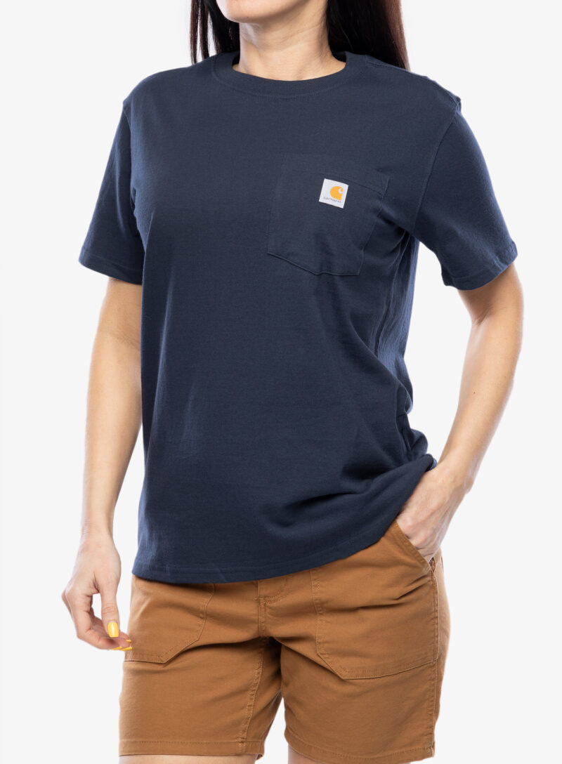 Tricou bumbac Carhartt Workwear Pocket S/S T-Shirt - navy