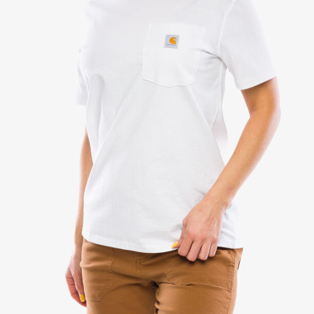 Tricou bumbac Carhartt Workwear Pocket S/S T-Shirt - white