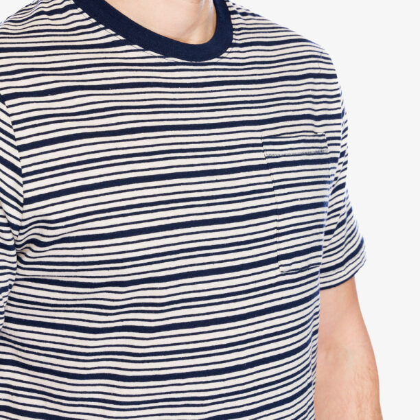 Original Tricou bumbac Craghoppers Mollugo SS T-Shirt - blue navy stripe